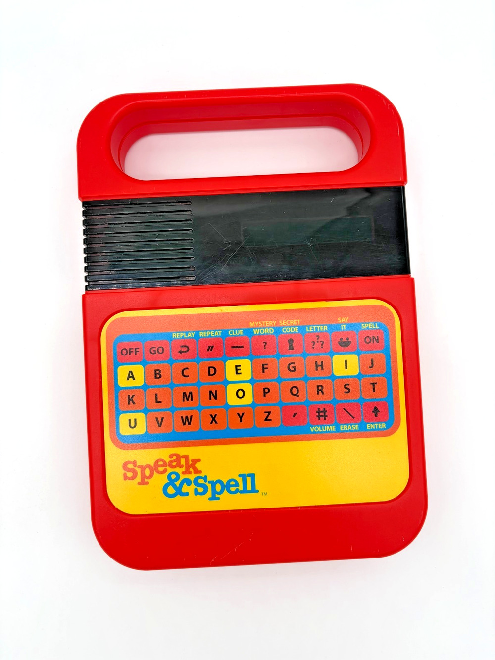 Vintage Speak & Spell Electronic Learning Toy Working Hasbro Handheld Game